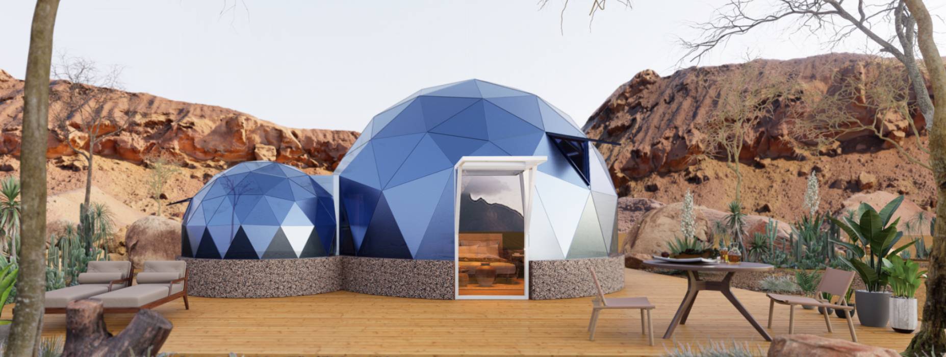 莱山区球形智能光伏玻璃星空房